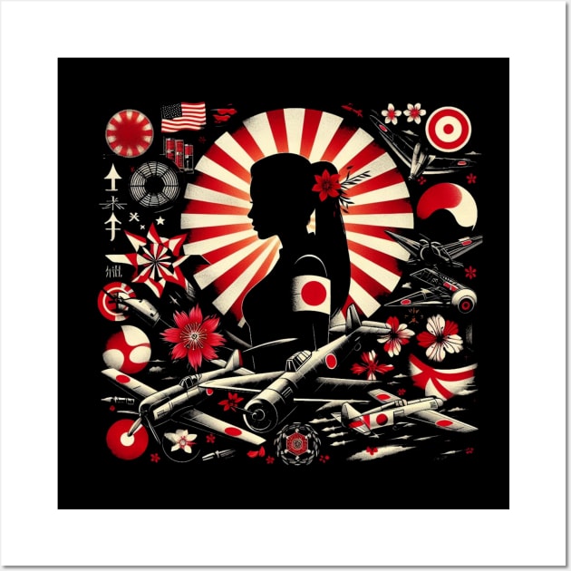 Japanese Culture Collage Wall Art by Patrick9